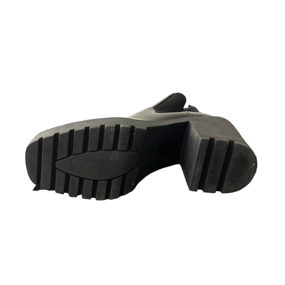 ALDO Women’s Platform Black Pull-Tab Bigmood Leather Chelsea Boots Size 11 - Picture 6 of 11